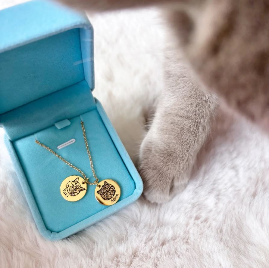 Elle va pleurer à chaudes larmes 😭 et ne plus jamais enlever son collier avec le visage de son animal préféré