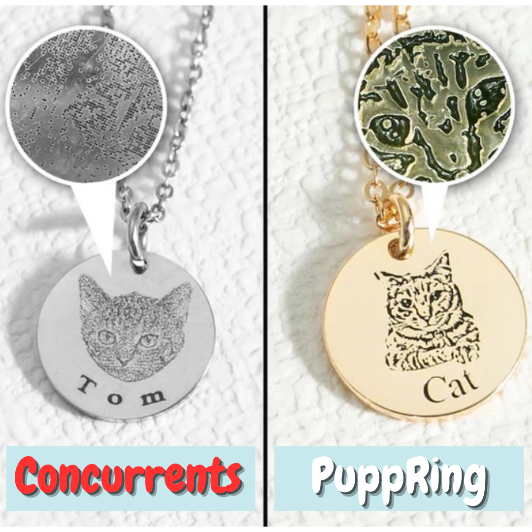 Elle va pleurer à chaudes larmes 😭 et ne plus jamais enlever son collier avec le visage de son animal préféré